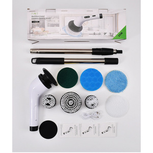 360 <span class=keywords><strong>eléctrico</strong></span> inalámbrico <span class=keywords><strong>para</strong></span> depurador giratorio mango largo 7 cabezales de repuesto <span class=keywords><strong>cepillo</strong></span> limpiador de baño impermeable <span class=keywords><strong>para</strong></span> bañera ducha <span class=keywords><strong>para</strong></span> coche - Product Image 6
