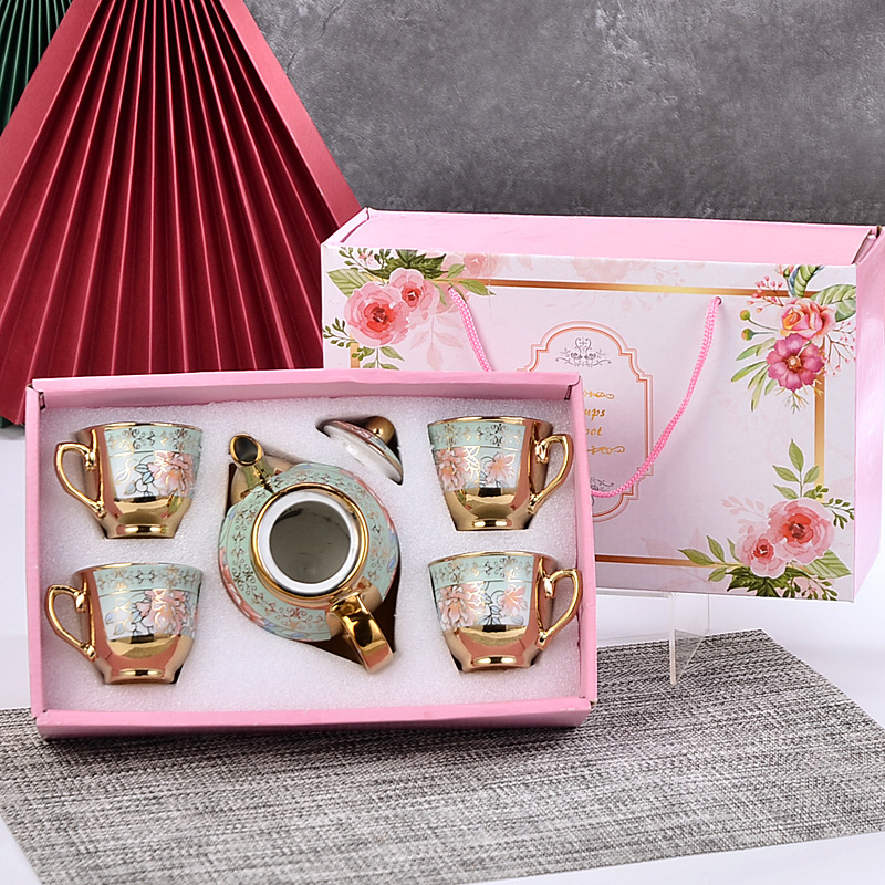 Placage 4 tasses Rose
