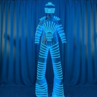Костюм робота с полноцветным пиксельным LED-дисплеем для взрослых, унисекс, для аренды на мероприятия, реалистичный дизайн