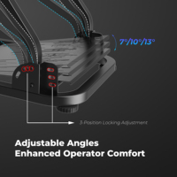 Support de volant de course réglable en hauteur avec logo personnalisé, simulateur de cockpit en métal, garantie 1 an, multi-usages, pour un joueur, intérieur