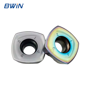 SDMT120512 SDMT150512 Plaquette de fraisage à alimentation élevée en carbure monobloc revêtue PVD, fraise à <span class=keywords><strong>face</strong></span> indexable pour l'ébavurage de l'acier - Product Image 2