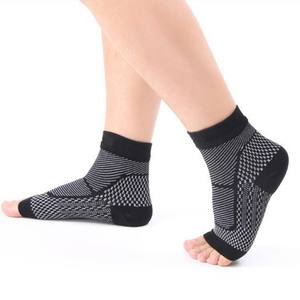 Chaussettes sans orteil à manches de compression pour hommes et femmes pour la fasciite plantaire et le soutien de la voûte plantaire Logo personnalisé - Product Image 3