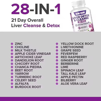 WELLBODY OEM/ODM/OBM Détoxification du foie Nettoyage 28 en 1 Capsules pour adultes