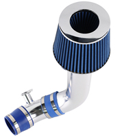 Carreras para 2003-07 Accord LX/EX/SE 3.0L V6 Acura 3,2 3.5L Kit de inducción de entrada de aire frío + filtro azul