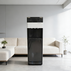 ตู้กดน้ำไฟฟ้าประหยัดพลังงานแบบตั้งพื้น พร้อมระบบทำความเย็นด้วยคอมเพรสเซอร์ และระบบทำน้ำร้อนทันที สำหรับใช้ในครัวเรือนและโรงแรม - Product Image 1