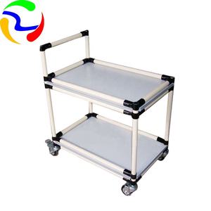 Carro de empuje manual industrial de fácil montaje con plataforma OEM personalizable para logística de almacén y accesorios de tubería de taller - Product Image 1