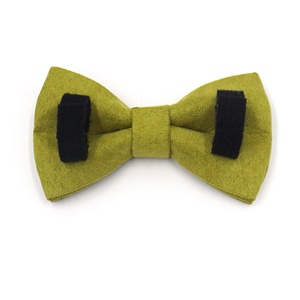 Productos populares 2024, collares de lujo para perros al aire libre, diseño de lazos para mascotas, correas de cuero de gamuza verde para mascotas, collares populares para perros - Product Image 6