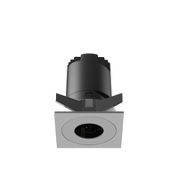 La lampe en aluminium d'intérieur de lumière de tache 12w de plafond carré a mené le projecteur pour la maison