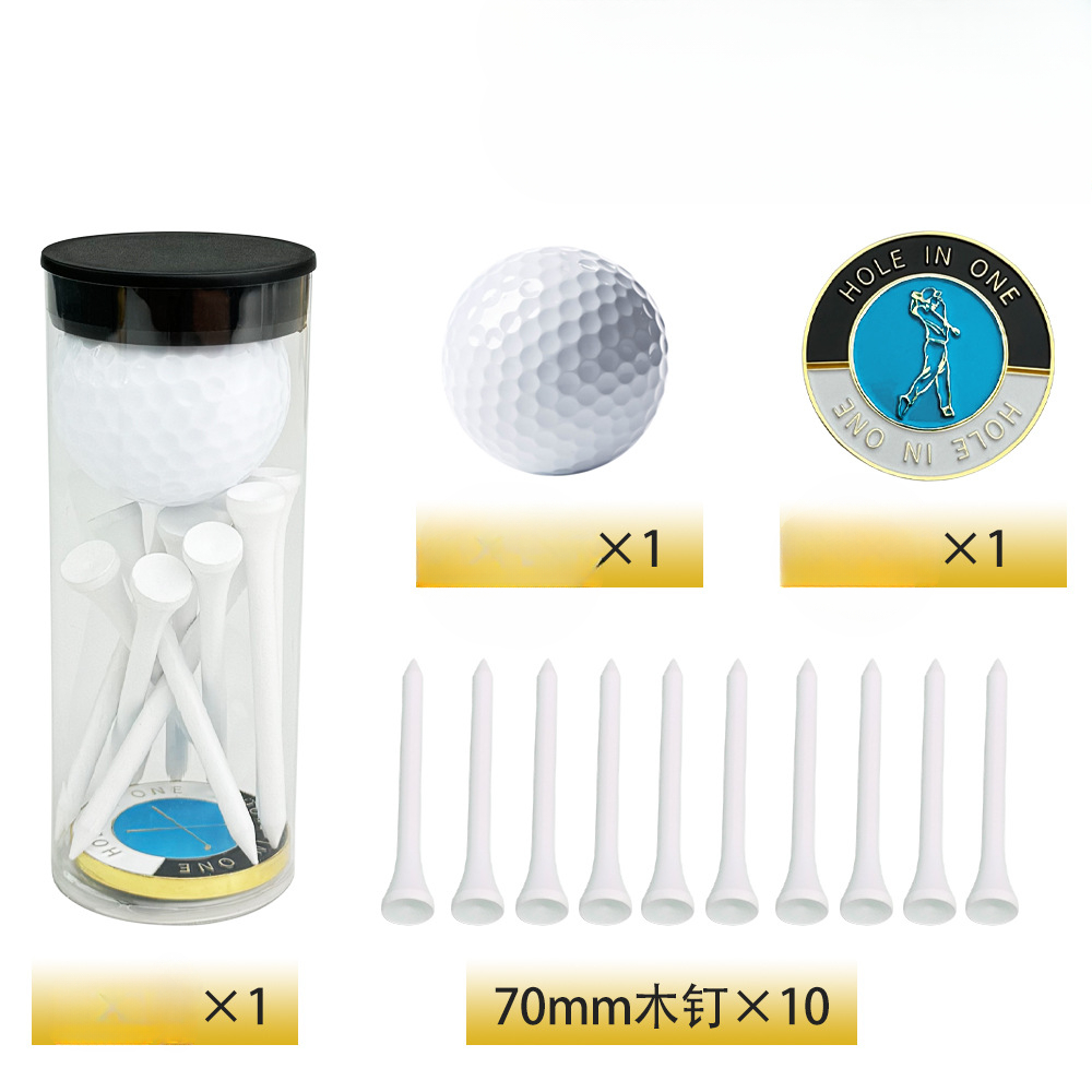 1 boule blanche + 10 clous blancs 70MM + 1 jeton