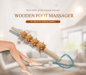 Travel Craft Masajeador de pies de madera Rueda de masaje de nueve ruedas para aplicación corporal - Product Image 2