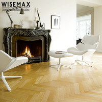 WISEMAX – mobilier nordique moderne en cuir, chaise crevette et pouf, petit appartement, salon, chambre à coucher, chaise de loisirs