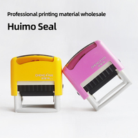 Timbre de bureau auto-encreur de haute qualité avec encre à base d'eau 38*14mm en plastique pour bricolage et scrapbooking