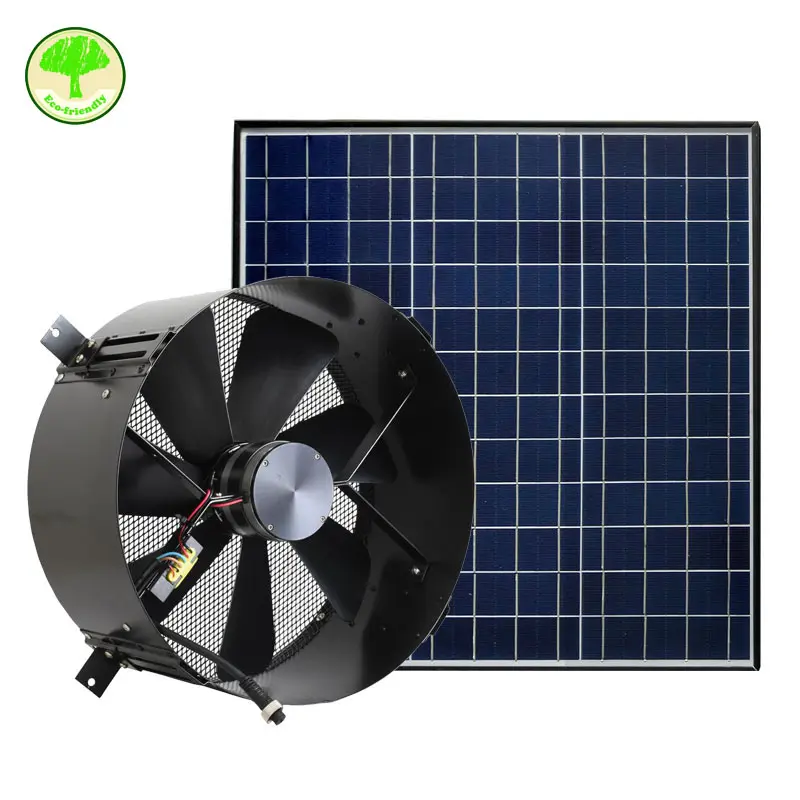 Entlüftung werkzeug Solarenergie Solarpanels ysteme Giebel ventilator Solar klimaanlage Abluft ventilator mit Gleichstrom ventilator R.