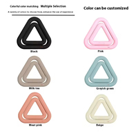 7LB/10LB Antidérapant Triangle Haltère Formation Yoga Fitness Pilates Anneau De Poids En Silicone