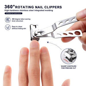 Nouveau kit de pédicure en acier inoxydable 7 pièces, coupe-ongles pour ongles incarnés, coupe-ongles rotatif à 360°, vente en gros - Product Image 3