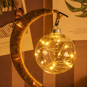 Upgraded Christmas <strong>Moon</strong> Lamp LED <strong>Ball</strong> Wishing Small Table Lamp Bedroom Decoration Lamp for Gift Holiday Atmosphere Decoration - Product Image 2