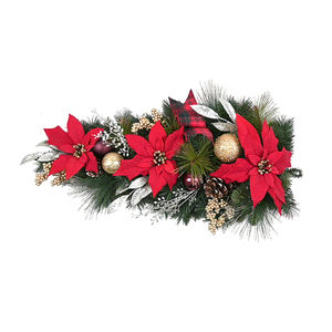 Precio bajo personalizado Artificial verde Navidad lágrima Swag paredes interiores decoraciones Navidad Swags - Product Image 2