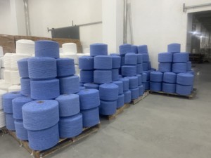 Giá Rẻ Các Nhà Sản Xuất Tái Tạo Sợi Lau Đầu Tái Chế Sợi Bông - Product Image 2