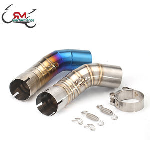 Tuyau central de <span class=keywords><strong>moto</strong></span> sans lacet pour <span class=keywords><strong>Kawasaki</strong></span> Z900 Z <span class=keywords><strong>900</strong></span> Échappement Modifié <span class=keywords><strong>Moto</strong></span> Connect Link Acier inoxydable Mid Tube Bleu - Product Image 1