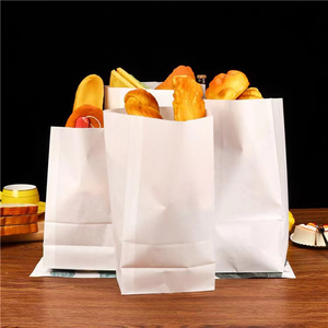 Bolsa de Papel Kraft Marrón Reciclada Personalizada con Fondo Cuadrado Blanco para Bebidas y Alimentos, Bolsas de Papel Personalizadas con Logotipo - Product Image 5