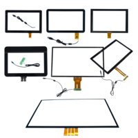 Écran tactile résistif de capacité personnalisé en usine de 3.5 à 27 pouces pour les industries 4.3 '5' 7 '10.4' 15 '18' 27 'écran tactile LCD