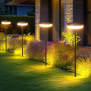 Luz LED Solar IP66 para jardín al aire libre, luz RGB, llama colorida parpadeante para camino, paisaje, puerta de entrada, seguridad de <span class=keywords><strong>parque</strong></span> de césped - Product Image 2