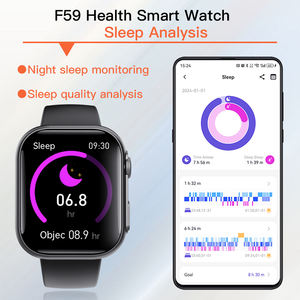 Высококачественные умные часы для мужчин, водонепроницаемые (IP67), квадратной формы, с поддержкой iOS, отслеживанием сна, голосовым помощником AI, универсальные в применении - Product Image 4