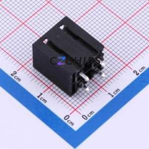 JL2EDGVHC-50802B01 Plug-in Terminal Block Through hole,P=5.08mm Connector Board-to-Board / Socket - Closed 2x2P 5.08mm Black - Product Image 2
