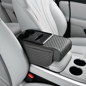 Reposabrazos Multifuncional de Cuero Marcan con Función de Aumento de Altura, Cinco Compartimentos de Almacenamiento, Universal, Cuatro Almacenamientos - Product Image 4