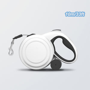 10M/33ft Dual Super Strong <span class=keywords><strong>Spring</strong></span> Heavy Duty Cinta de nailon reflectante Correa retráctil/plomo para perros grandes y medianos - Product Image 1