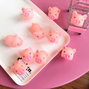 Juguete de cerdo Kawaii para apretar, lindo juguete antiestrés de plástico y silicona con efecto de sonido, alivio de la ansiedad y el estrés para niños - Product Image 3
