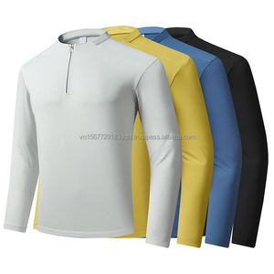 เสื้อกีฬาแขนยาวคอวีแบบซิปครึ่งตัว สำหรับฤดูใบไม้ร่วงและฤดูหนาว  ลายพิมพ์ แห้งเร็ว เหมาะสำหรับวิ่ง ออกกำลังกาย และสวมใส่ลำลอง  แบบยูนิเซ็กส์ - Product Image 5