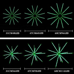 RC 8 chế độ USB LED RGB Festoon ma thuật đầy màu sắc sao băng bắn pháo hoa ánh sáng trực tuyến marquee cho kỳ nghỉ bên đám cưới giáng sinh tổ chức sự kiện - Product Image 5