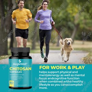 Suplemen diet Aeglewell di <span class=keywords><strong>Chitin</strong></span> Oligosaccharide kapsul <span class=keywords><strong>Chitosan</strong></span> organik Harga 1000mg suplemen kapsul <span class=keywords><strong>Chitosan</strong></span> pelangsing - Product Image 4