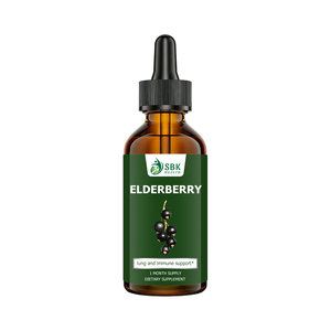 OEM ODM Custom Vitamin C <b>Supplement</b> Natural Elderberry Liquid Drops Promote Respiratory Health Elderberry Safety Herbal Drink - Product Image 1