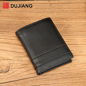Portefeuille court pour <span class=keywords><strong>homme</strong></span> en cuir véritable DUJIANG, classique et tendance, multi-emplacements pour cartes, <span class=keywords><strong>porte</strong></span>-monnaie, modèle 2181 - Product Image 1