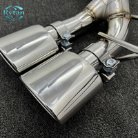 Sistem Knalpot Valvetronic Rytan Berbahan Baja Tahan Karat 304 Catback untuk Mercedes BENZ W463 G500 G55 G63 4.0T/ 5.5T 4 Keluaran