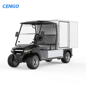 Özelleştirilebilir 2 kişilik elektrikli Golf arabası, yükleme platformu ile sertifikalı 48v elektrikli gıda dağıtım sepeti - Product Image 2