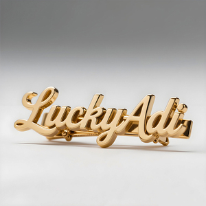 Gemelli in oro bianco con incisione Laser in oro argento personalizzati veloci - Product Image 1