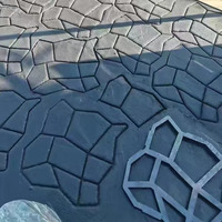 Moule en plastique pour pavés de route, 35*35cm, formes variées, réutilisable