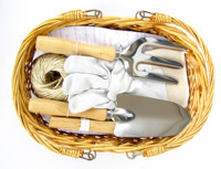 Regalos de herramientas manuales de jardinería para niños de metal de alta calidad con paquete de estuche rígido