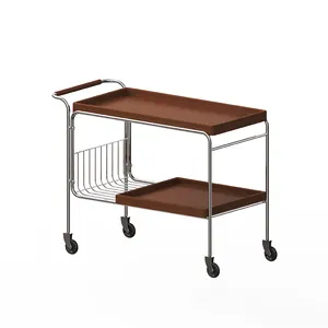 MUU Wholesale Customization MYXTC-66N+ Box wood +stain steel+solid wood multilayer board Trolley