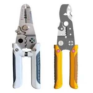 Customization Stainless steel multi-function electrician wire stripper winding, trimming, stripping, pressing