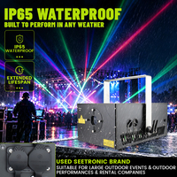 Projecteur laser à faisceau étanche IP65 60W avec contrôle DMX pour décoration extérieure, idéal pour les entreprises de location de DJ et événements