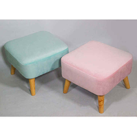 Chaise pour enfant en bois massif confortable avec dossier et repose-pieds pour bébé, en promotion