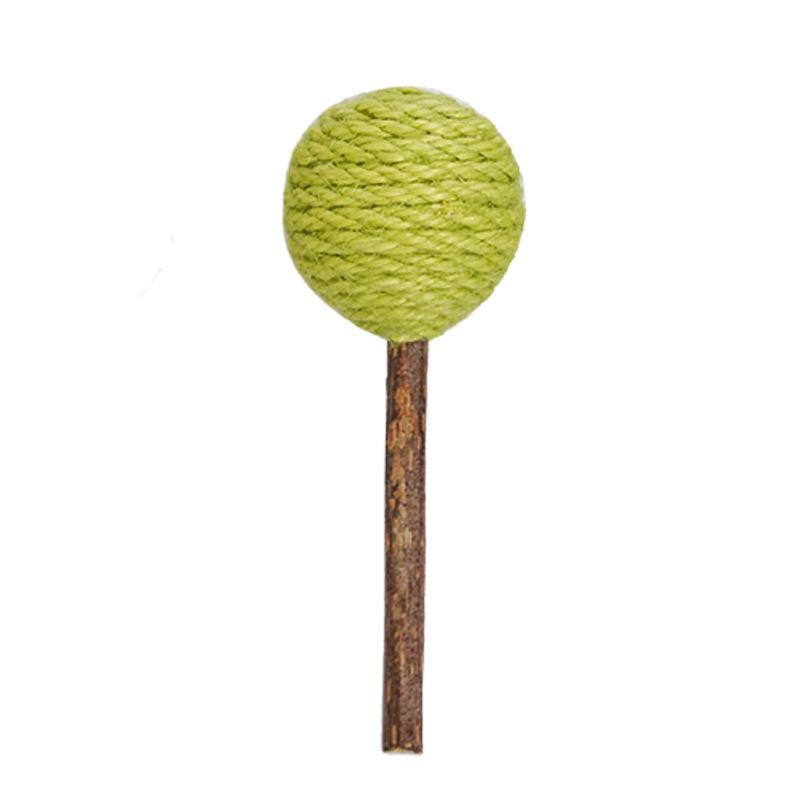 Jouet tianpo en bois sucette (vert clair)