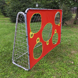 Filet de portail de football portable de grande taille personnalisé pour l'extérieur Porte d'entraînement de ballon de football portable pour enfant - Product Image 2
