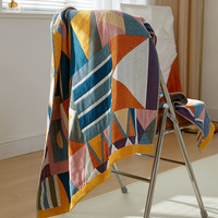 Serviette de bain en gaze jacquard 80*150 cm, usage domestique, en pur coton, absorbante, séchage rapide, anti-peluchage, convient aux adultes, printemps