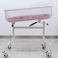Berceau d'hôpital de luxe pour bébé, lit médical en plastique pour bébé