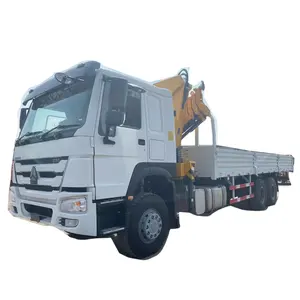 Sinotruk howo 10 טון knuckle בום רכוב מנוף משאית למכירה - Product Image 1